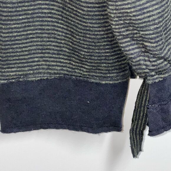 NWT HABITAT LIV DRAWSTRING BOXY SWEATSHIRT TOP CITRON STRIPE Sz 2X- 3X Host Pick - Picture 7 of 9